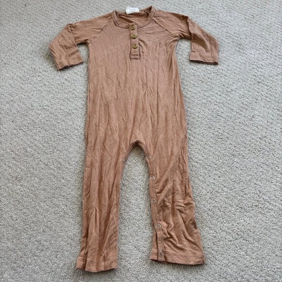 Kate Quinn the woods neutral tan romper - Picture 2 of 4